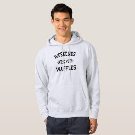 Die Wochenenden sind für Waffeln Hoodie