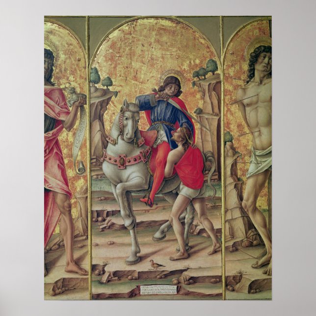 Die Wohltätigkeit St. Martin Poster (Vorne)