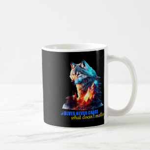 Die Wölfe verfolgen nie das, was nicht Kaffeetasse