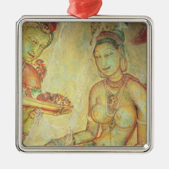 Die Wolken-Maide, von der Felsen-Festung Silbernes Ornament (Vorne)