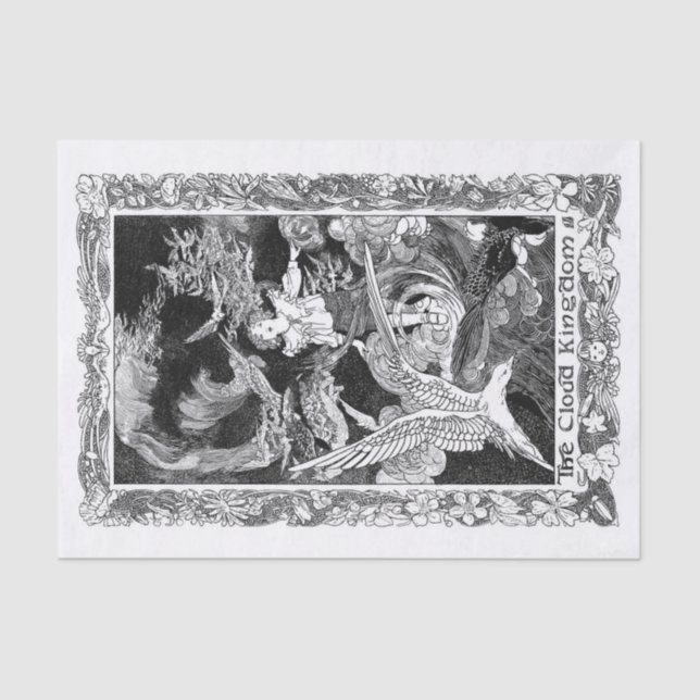 Die Wolken Seidenpapier (Vorderseite)