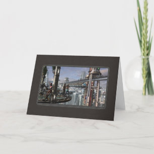 Die Wolken werden bald durch Grußkarte rollen Karte