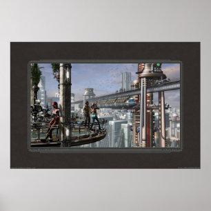 Die Wolken werden bald vorüberziehen (76x51cm) Poster