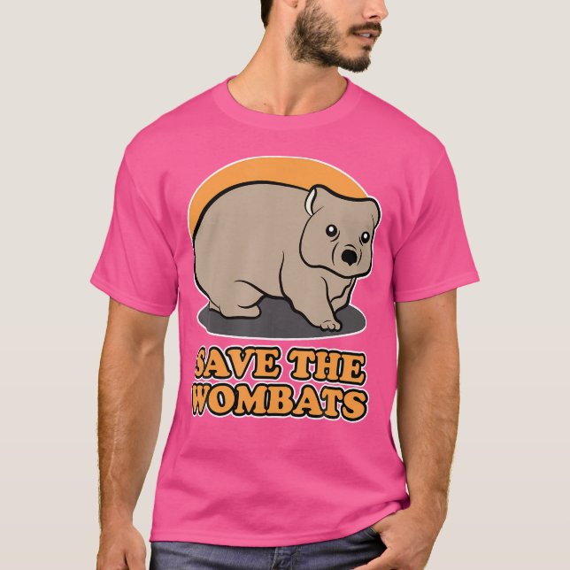 Die Wombats gerettet T-Shirt (Vorderseite)