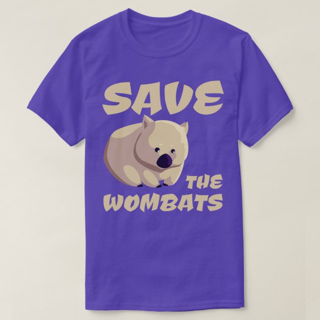 Die Wombats gerettet T-Shirt (Design vorne)
