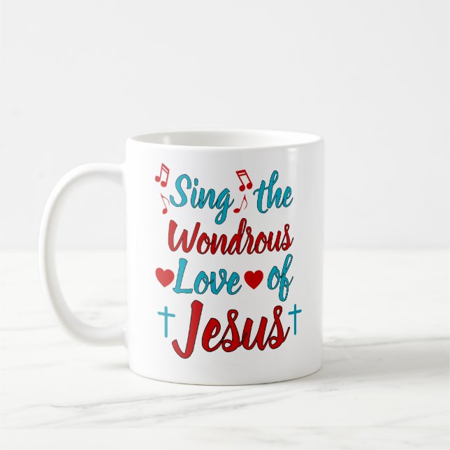 Die Wondrous-Liebe singen Kaffeetasse (Links)