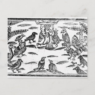 Die Woody Choristers oder die Harmonie der Vögel Postkarte