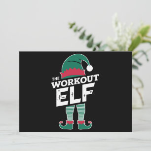 Die Workout-Elf-Gruppe passt Weihnachten in die Fa