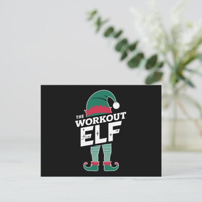 Die Workout-Elf-Gruppe passt Weihnachten in die Fa (Stehend Vorderseite)