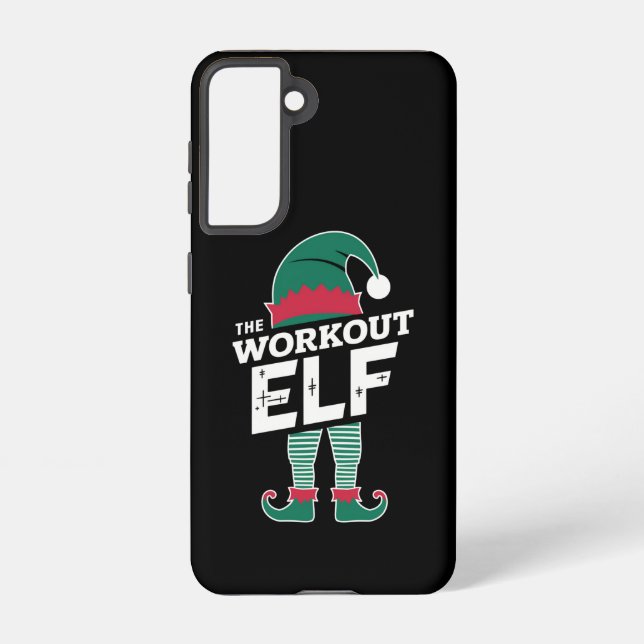 Die Workout-Elf-Gruppe passt Weihnachten in die Fa Samsung Galaxy Hülle (Rückseite)