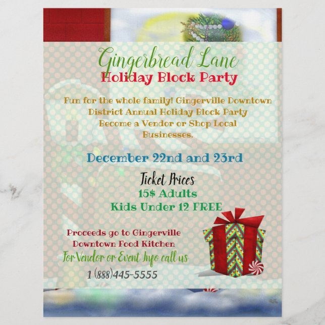 Die Workshop-Weihnachts-Laune EVENT Flyer (Vorne)