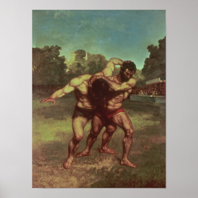 Die Wrestler, 1853 Poster (Vorne)