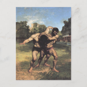 Die Wrestler Postkarte
