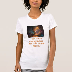 „Die Wunde ist keine Schwäche — T-Shirt
