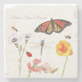 Die Wunder der Mutter Natur Steinuntersetzer