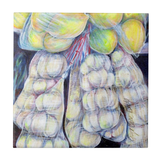 Die Wunder der westlichen Märkte, Singapur Fliese (Vorderseite)