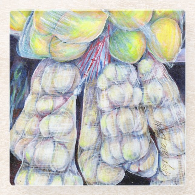 Die Wunder der westlichen Märkte, Singapur Glasuntersetzer (Vorderseite)