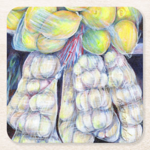 Die Wunder der westlichen Märkte, Singapur Rechteckiger Pappuntersetzer