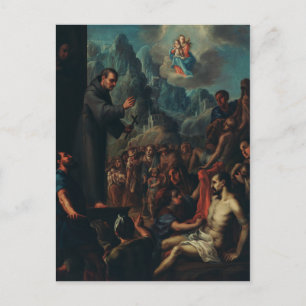Die Wunder des heiligen Salvador von Horta Postkarte