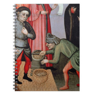 Die wunderbare Vermehrung des Kornes, Detail Notizblock