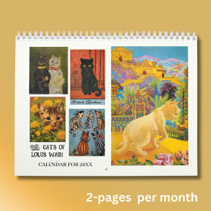 Die wunderbaren Katzen von Louis Wain 2027 Kalender