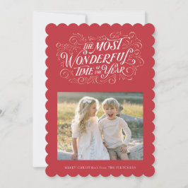 Die wunderbarste Hand Weihnachtskarte Feiertagskarte