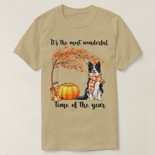 Die wunderbarste Herbstzeit an der Grenze P T-Shirt (Design vorne)