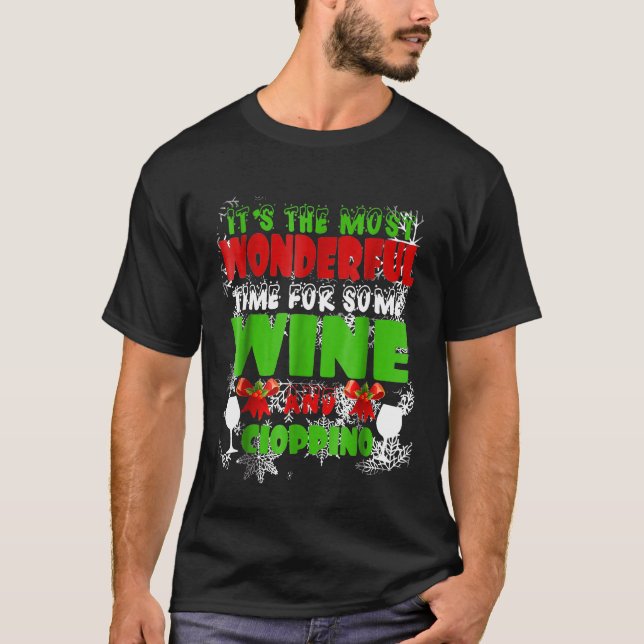 Die wunderbarste Weihnachtszeit T-Shirt (Vorderseite)
