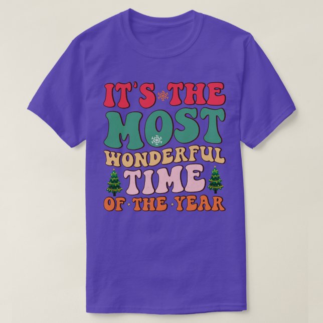 Die wunderbarste Zeit des Jahres 1 T-Shirt (Design vorne)