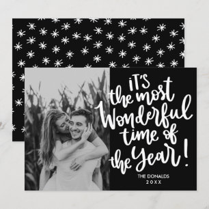 Die wunderbarste Zeit des Jahres   Black HOLIDAY F Einladung