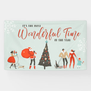 Die wunderbarste Zeit des Jahres   Christmas Banner