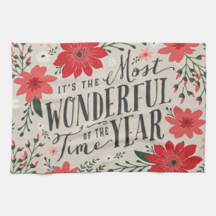 Die wunderbarste Zeit des Jahres Geschirrtuch
