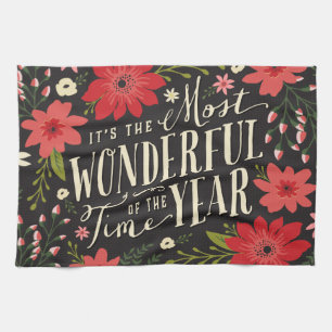 Die wunderbarste Zeit des Jahres Geschirrtuch