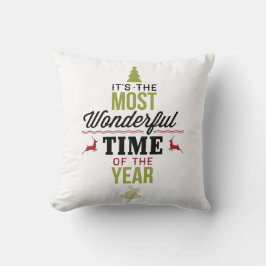 Die wunderbarste Zeit des Jahres Kissen