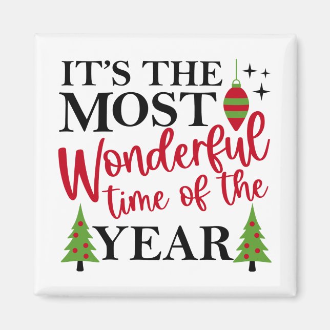 Die wunderbarste Zeit Magnet (Vorne)