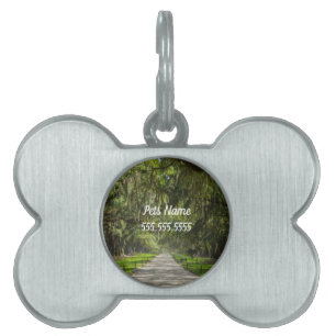 Die wunderschöne Avenue of Oaks Pet ID Tag Tiermarke
