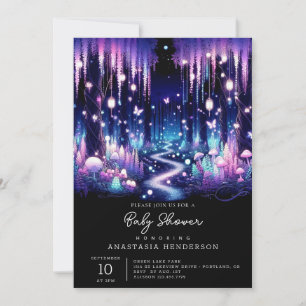 Die wunderschöne Walddusche. Einladung