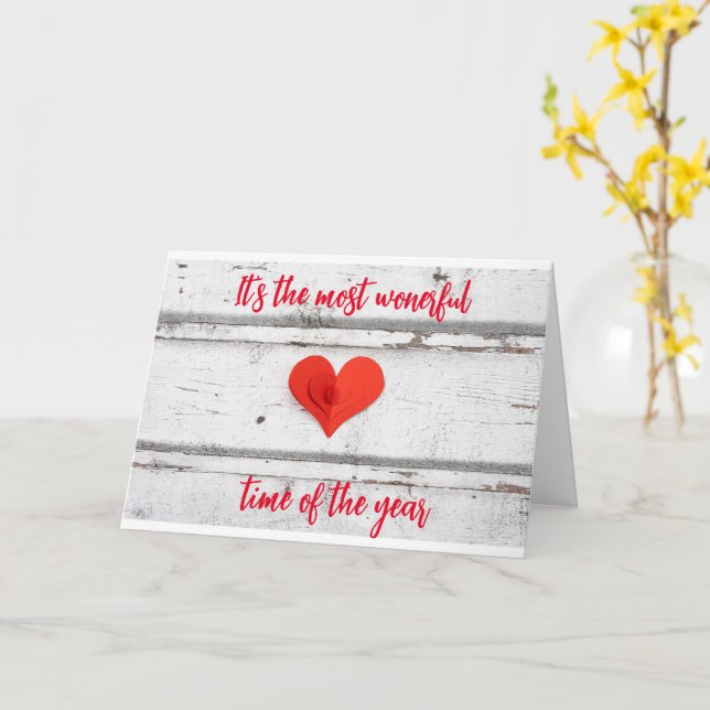 DIE "WUNDERSCHÖNSTE ZEIT DES JAHRES" KARTE (Gelbe Blume)