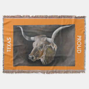 Die Wurfs-Decke 2 Texas Longhorn Decke