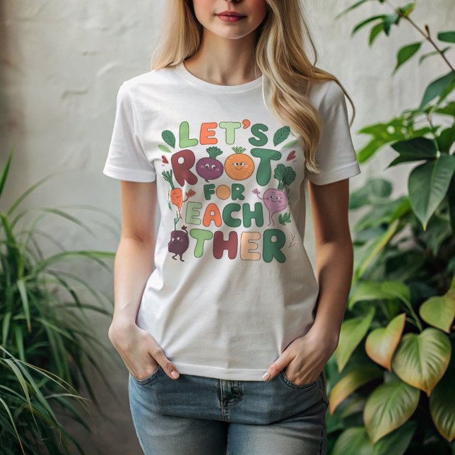 "Die Wurzeln für alle anderen Gelassen" - Frauen e T-Shirt (Von Creator hochgeladen)