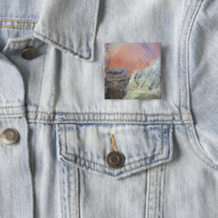 Die Wüste der Sahara in Algerien, Nordafrika. Button