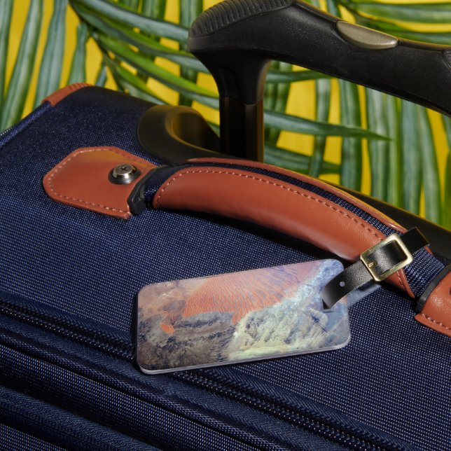 Die Wüste der Sahara in Algerien, Nordafrika. Gepäckanhänger (Vorderseite Insitu 3)