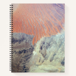 Die Wüste der Sahara in Algerien, Nordafrika. Notizbuch