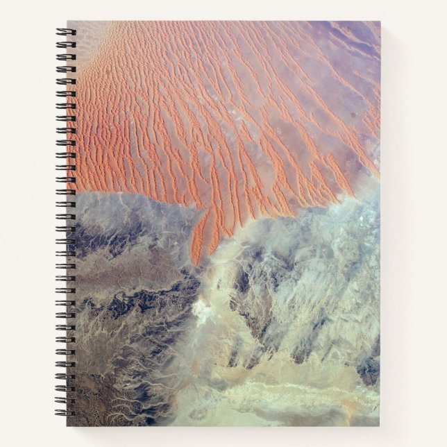 Die Wüste der Sahara in Algerien, Nordafrika. Notizbuch (Vorderseite)