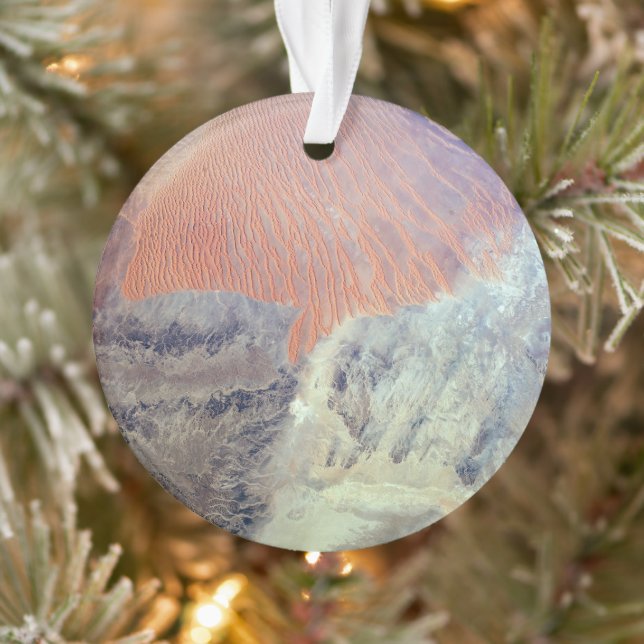 Die Wüste der Sahara in Algerien, Nordafrika. Ornament (Baum)