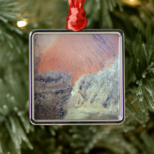 Die Wüste der Sahara in Algerien, Nordafrika. Ornament Aus Metall