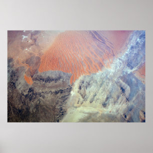 Die Wüste der Sahara in Algerien, Nordafrika. Poster