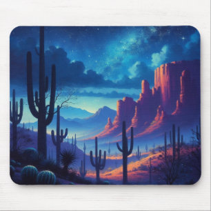 Die Wüste im Südwesten der Nacht Mousepad