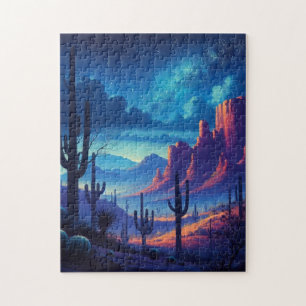 Die Wüste im Südwesten der Nacht Puzzle