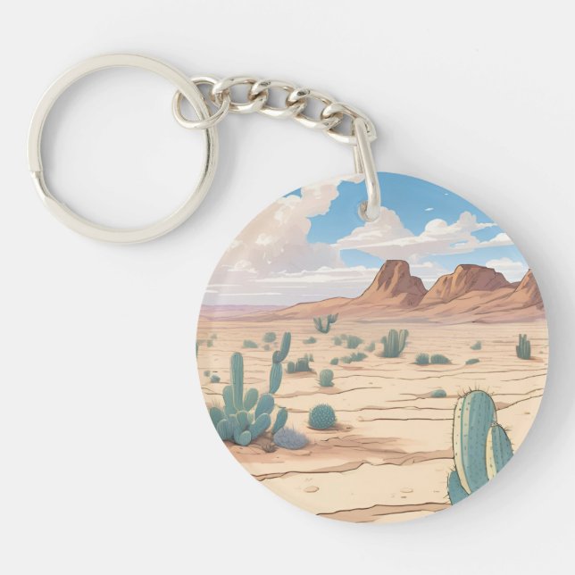 Die Wüste Schlüsselanhänger (Vorderseite)